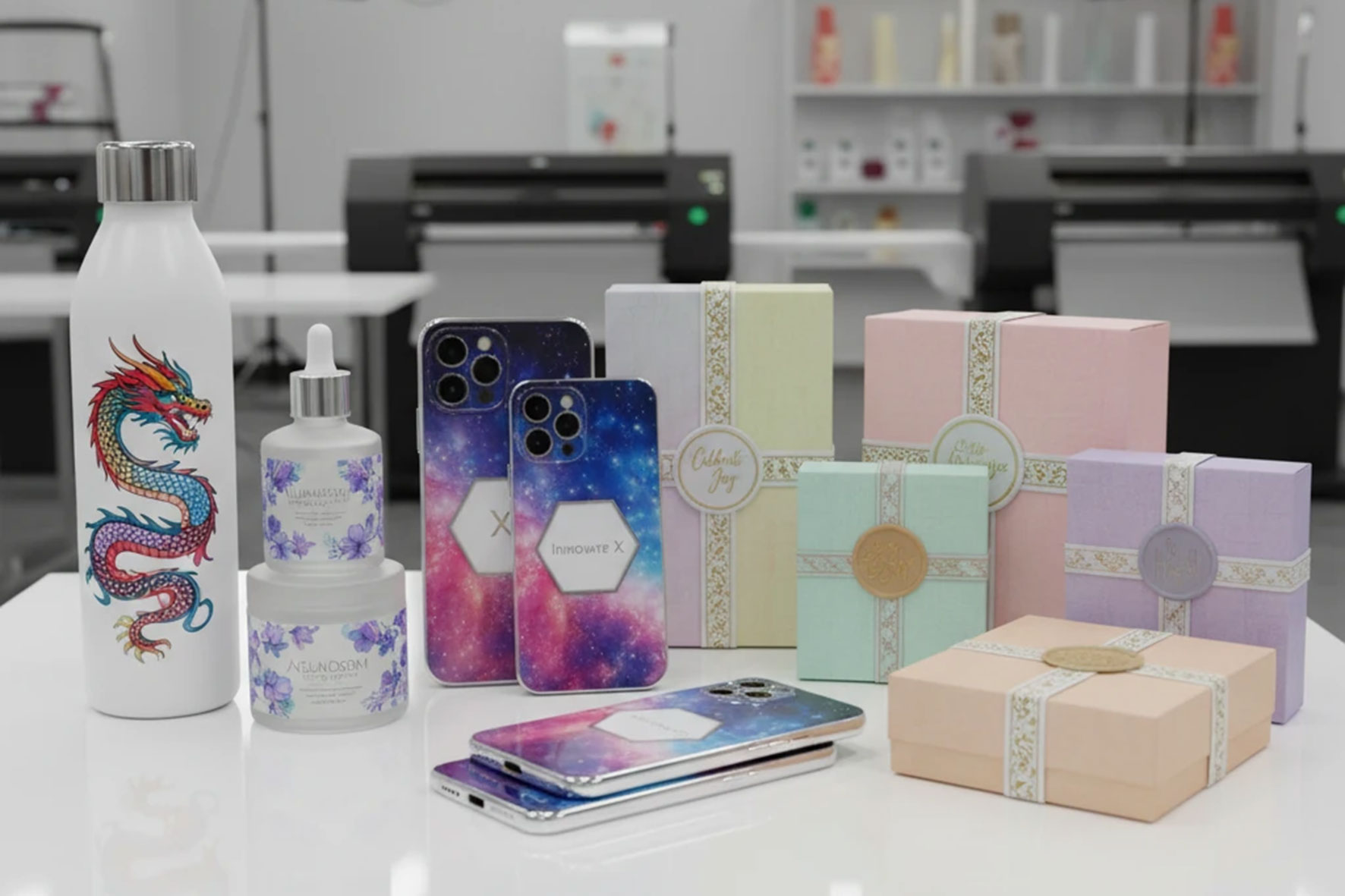 طراحی لیبل UV DTF