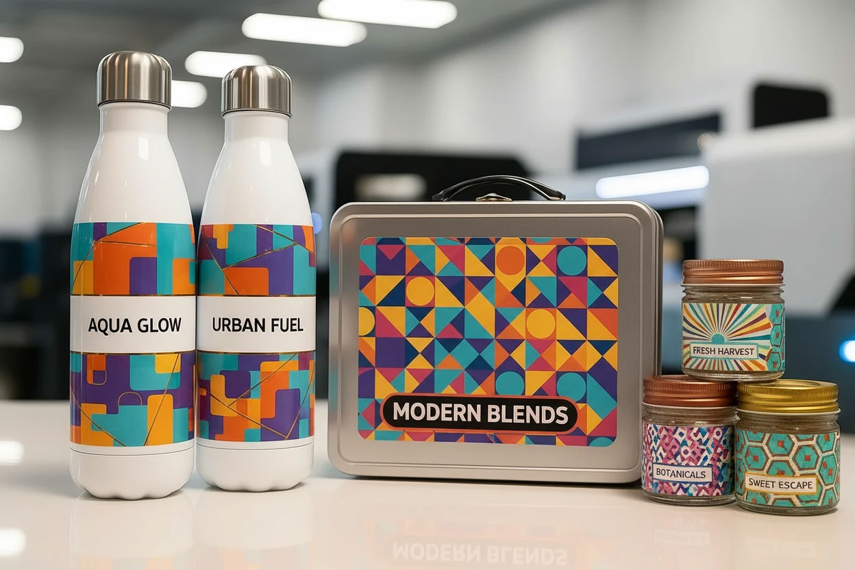 کاربرد لیبل UV DTF